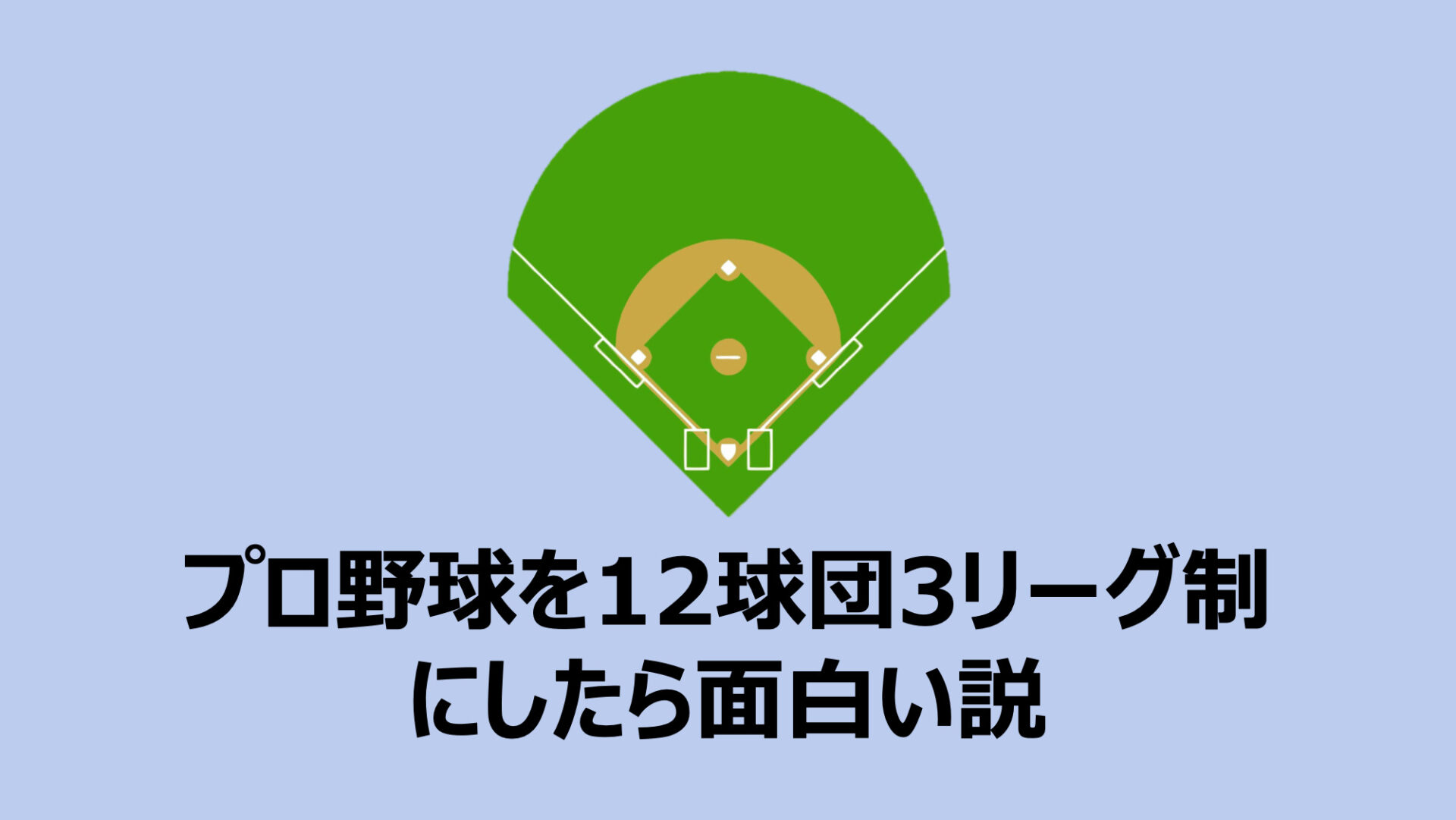 提案 プロ野球を3リーグ制にしてみたら面白い説 12球団3地区制 野球をもっと知るブログ